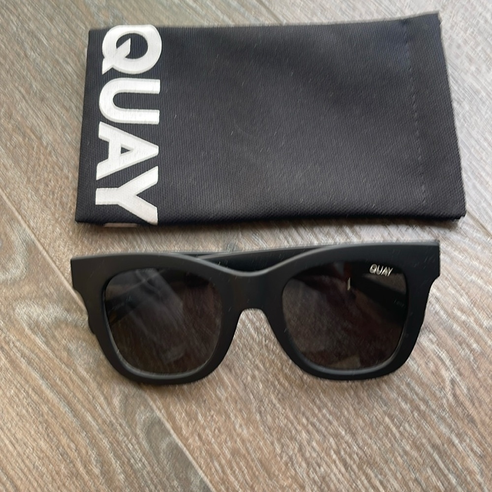 Quay Black Matte After Hours Sunglasses